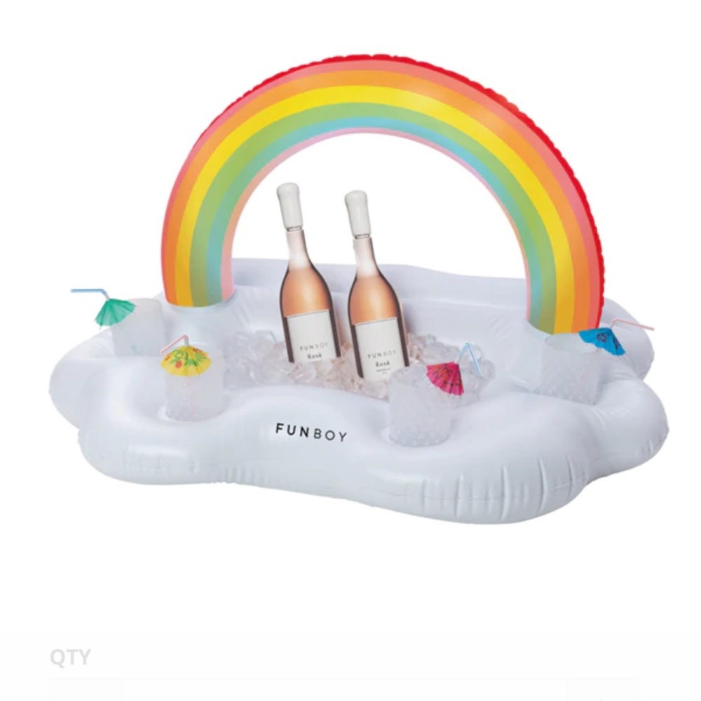 Funboy rainbow cloud drink float